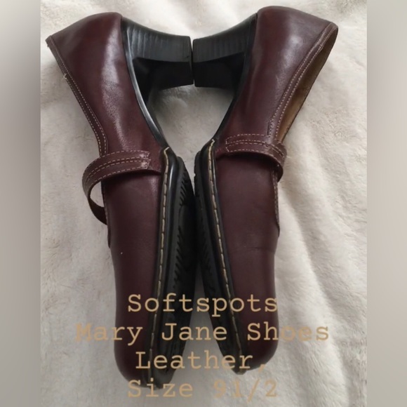 Softspots Leather Mary Jane Dress Shoe, Size 9.5 - Picture 10 of 14